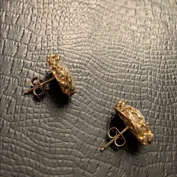 Vintage Baroque pearl earrings - Picture 4 of 8